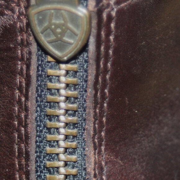 MENS ARIAT PADDOCK BOOTS 10EE BROWN LEATHER - Picture 7 of 7